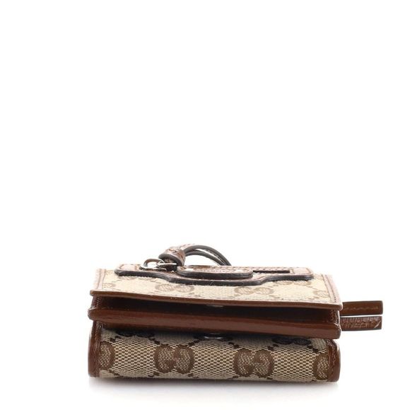 Gucci x Balenciaga The Hacker Project Neo Classic Wallet GG Canvas Brown - Picture 5 of 7